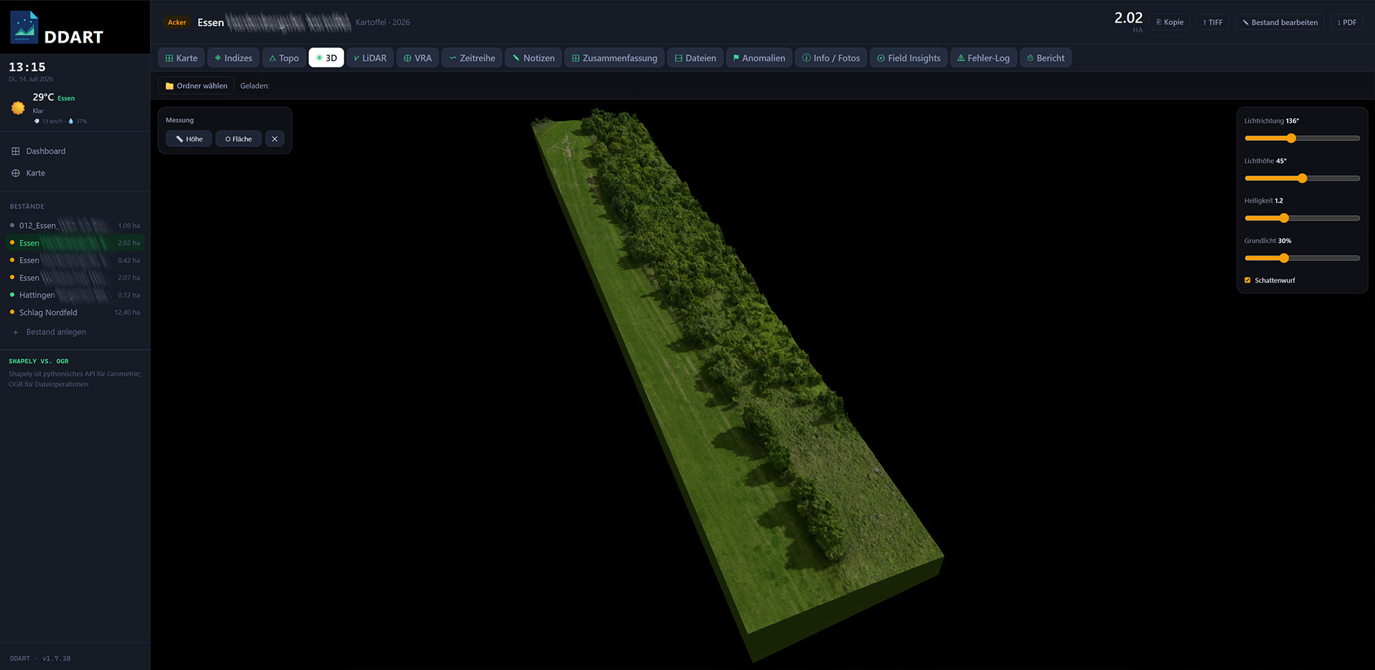 3D-Modell in DDART